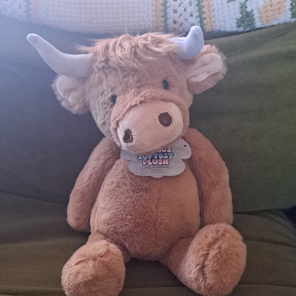 Highland Cow Worlds Softest Plush